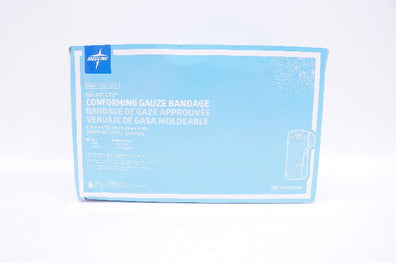 Medline NON27499 Bulkee Lite Conforming Gauze Bandages 6inch x 4.5yds - Box of 4